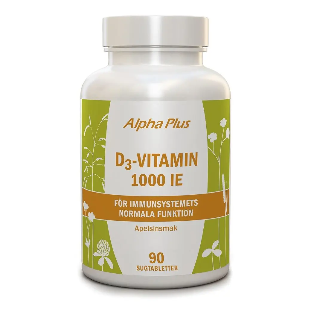 Alpha Plus Vitamin D3 1000 IE 90 lozenges